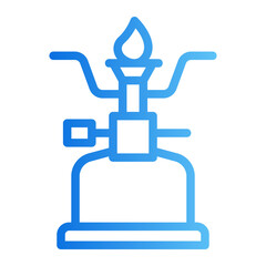 gas stove gradient icon