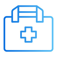 Obraz premium frist aid gradient icon