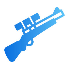 rifle gradient icon