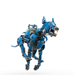 cyber dog is running