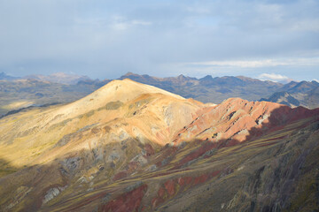 Fototapeta na wymiar Mountains of Huancavelica, Peru
