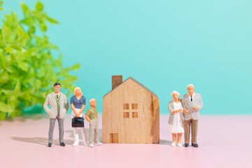 家に関するご相談（明るい感じ、幸福なイメージ）