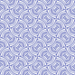 Ornate design with blue indigo color