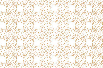 Wrapping paper pattern for various festive occasions. Bright textured ornament backdrop with gold and white pattern color.