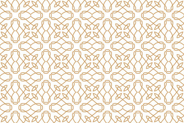 Seamless pattern in islamic style. Vector ornament use for ramadan wallpaper and background.
