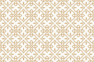 Seamless pattern in islamic style. Vector ornament use for ramadan wallpaper and background.