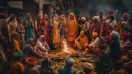 Harvesting Joy: India's Vaisakhi Festival of Renewal and Blessings, GENERATIVE AI