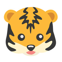 Tiger cartoon cute animal 