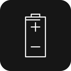 Battery Eco friendly icon with black filled line style. energy, electricity, charge, full, electric, charger, electrical. Vector illustration