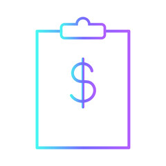 Project teamwork and Management icon with purple blue outline style. teamwork, business, work, office, management, group, people. Vector Illustration