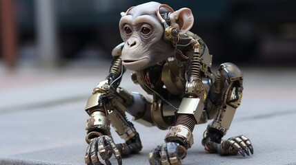 crazy monkeys, Generative AI.