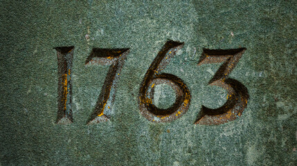 1763 Jahreszahl