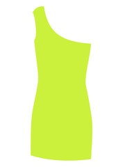 dress isolated on white