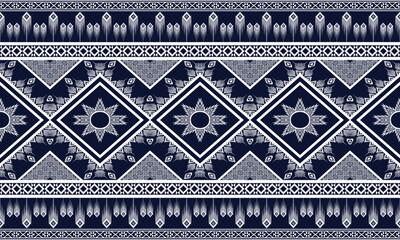 Geometric ethnic flower pattern for background,fabric,wrapping,clothing,wallpaper,Batik,carpet,embroidery style.