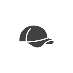Baseball cap vector icon