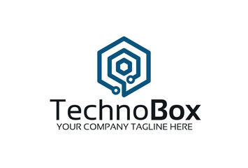 technology box startup logo