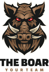 boar head mascot logo