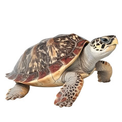Fototapeta premium sea turtle isolated on white