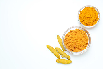Fragrant seasoning - turmeric, one of the main ingredients in Indian curry