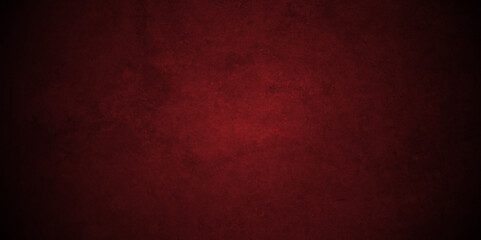 Dark red grunge textured concrete backdrop background. Panorama dark red black slate background or texture. Vector red wall grunge concrete texture. Stone wall darty vanttege grunge background. 