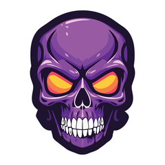 Skull Esport Logo Vector
