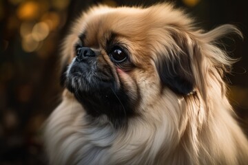 The Pekingese, also known as the Lion Dog, Peking Lion Dog, Pelchie Dog, or Peke, is an old Chinese toy dog breed. Generative AI