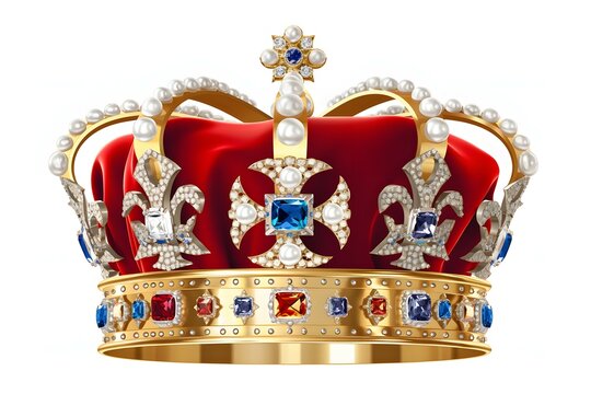 Royal monarchy jewel crown. Generative AI