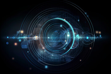 Abstract technology background Hi-tech communication concept innovation background vector illustration