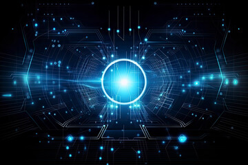 Abstract technology background Hi-tech communication concept innovation background vector illustration