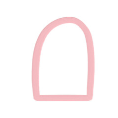 pink pastel acrylic element_arch 