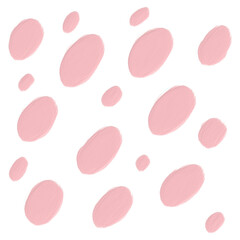 Fototapeta na wymiar pink pastel acrylic element_dot 