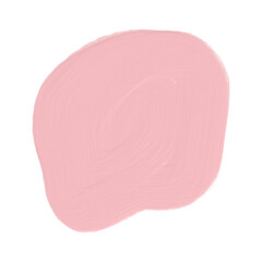 pink pastel acrylic element_oval full aesthetic shape