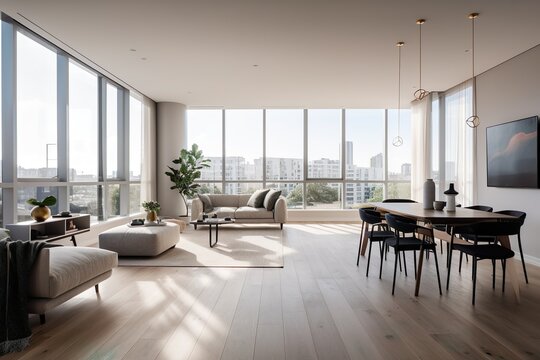 Modern Living Room, Masterfully Captured.
Generative AI