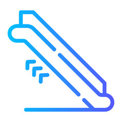 escalator gradient icon