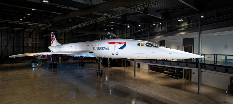 British Airways Concorde Supersonic Plane SST G-BOAF