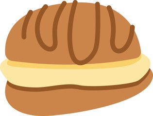 Pastry Illustration Element