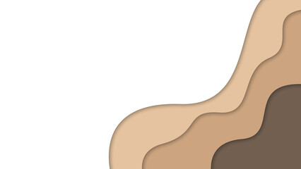 Wave Pappercut Background