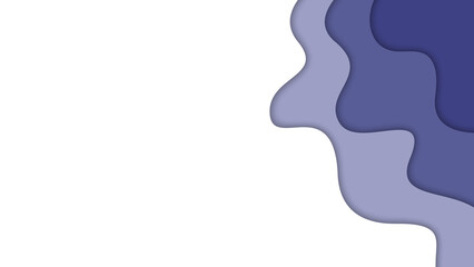 Wave Pappercut Background