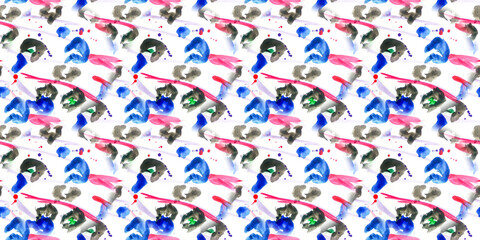 Art Acrylic. Colorful Patterns Animal Print.