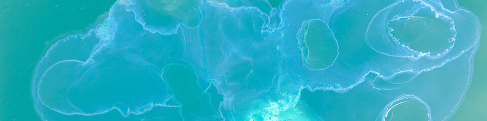 Marble Poster. Marble Watercolors. Mint Splatter