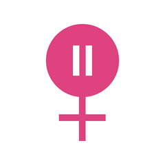 Fototapeta premium Menopause icon Vector illustration eps