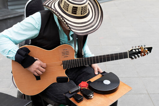 man playing guitar