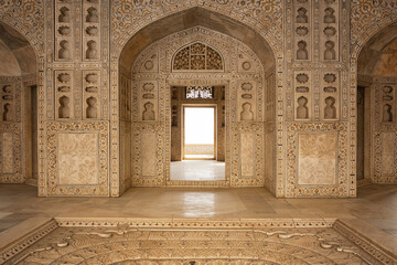 India Forte rosso Taj Mahal stanze Rajah Shah Jahan