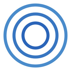 Circle geometric shape abstract blue circle