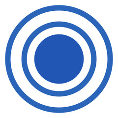 Circle geometric shape abstract blue circle