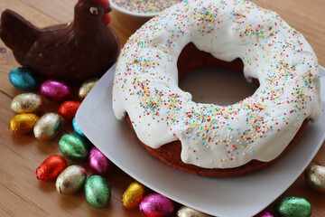 Ciaramicola, cake, sweet food, food, tradition, italy, italian culture,red, Easter, festive,...