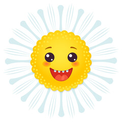 Camomile smile, flower daisy, chamomile baby face