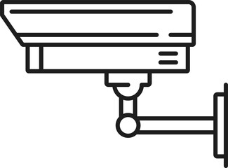 CCTV icon, video surveillance monitoring equipment