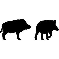 Wild Boar silhouette