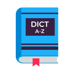 Flat Dictionary Icon